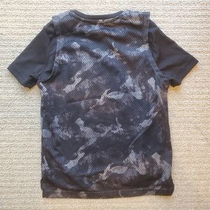 Old Navy active boys layered tee, size 6-7